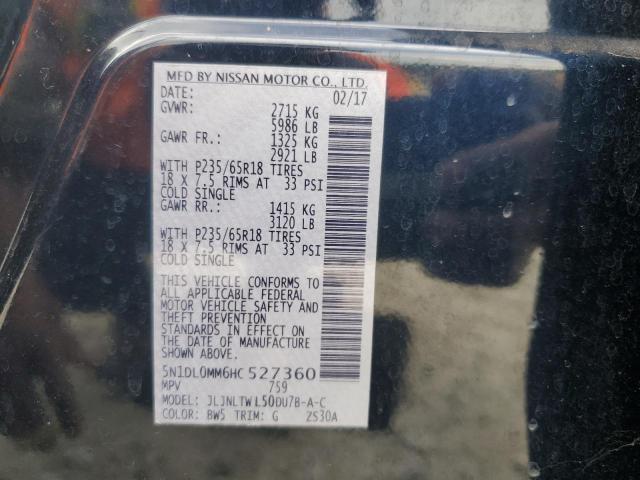 2017 INFINITI QX60 - 5N1DL0MM6HC527360