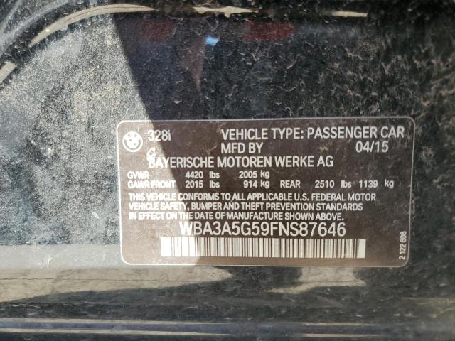 2015 BMW 328 I - WBA3A5G59FNS87646