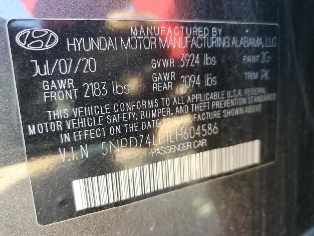 2020 HYUNDAI ELANTRA SE - 5NPD74LF1LH604586