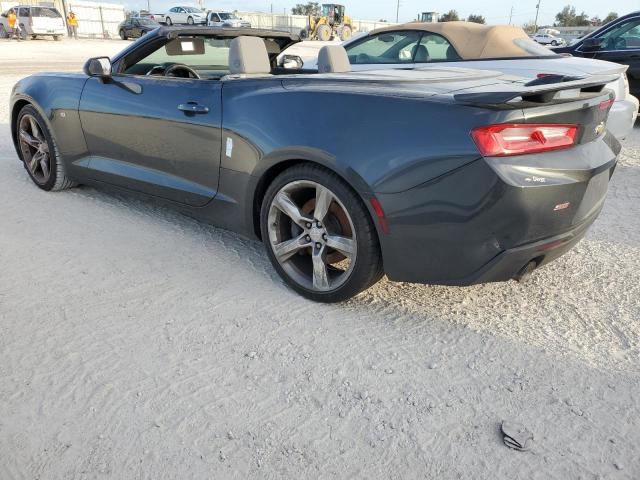 CHEVROLET CAMARO SS 2018 gray  gas 1G1FF3D74J0129533 photo #3