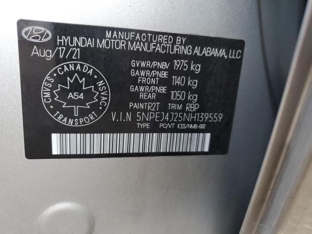 2022 HYUNDAI SONATA SEL - 5NPEJ4J25NH139559