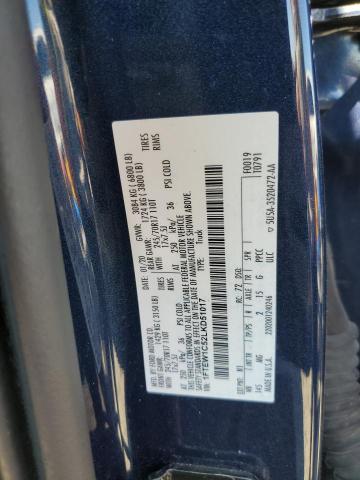 2020 FORD F150 SUPER - 1FTEW1C52LKD51017