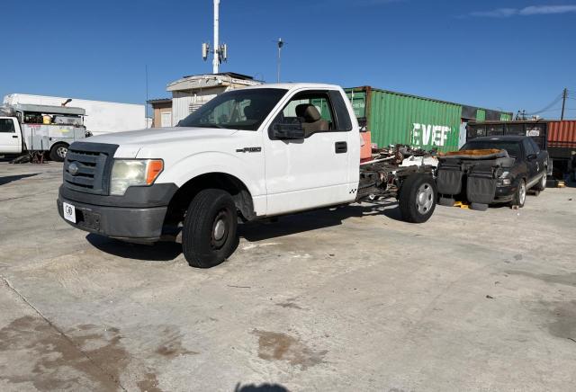 FORD F150 2009 white pickup gas 1FTRF12849KB67641 photo #3