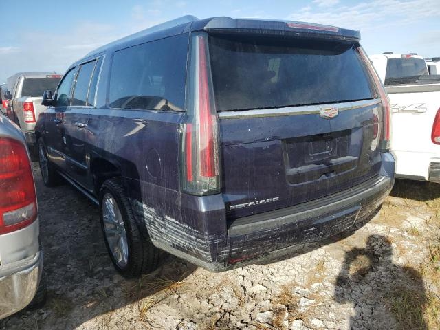 CADILLAC ESCALADE E 2018 blue  gas 1GYS4JKJ8JR181865 photo #3