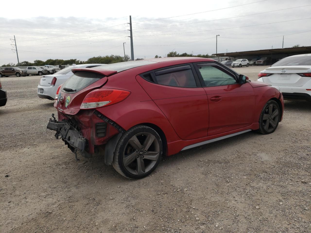 Lot #2953145731 2013 HYUNDAI VELOSTER T