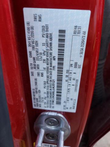 2020 FORD ESCAPE SE - 1FMCU9G68LUA35121