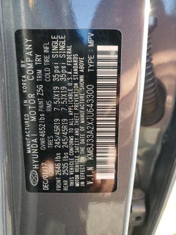 2018 HYUNDAI TUCSON VAL - KM8J33A2XJU643300