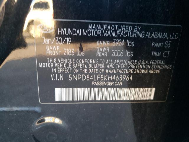 2019 HYUNDAI ELANTRA SE - 5NPD84LF8KH463964