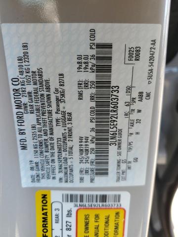 2020 LINCOLN MKZ RESERV - 3LN6L5E92LR603733