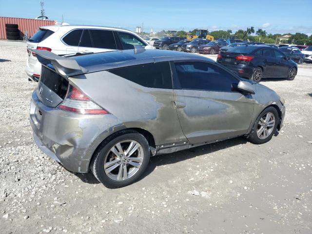 HONDA CR-Z 2011 gray hatchbac hybrid engine JHMZF1D44BS007323 photo #4