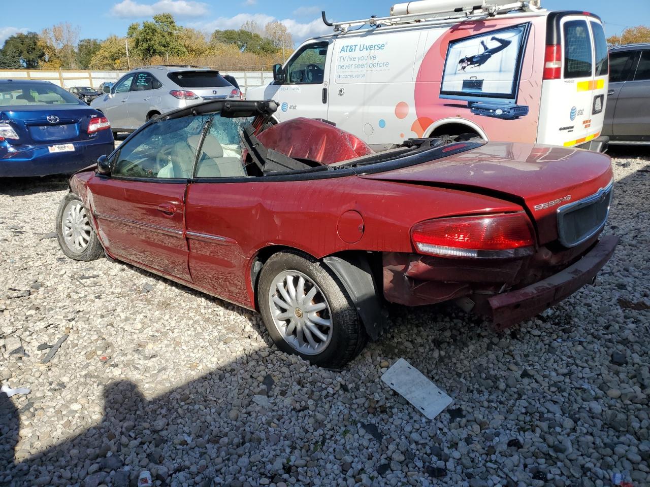 Lot #3004286694 2002 CHRYSLER SEBRING LX