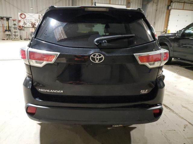 VIN 5TDJKRFH7ES052973 2014 Toyota Highlander, Xle no.6