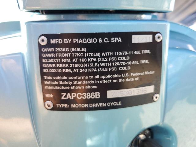 2012 VESPA LX 50 - ZAPC386B7C5301396