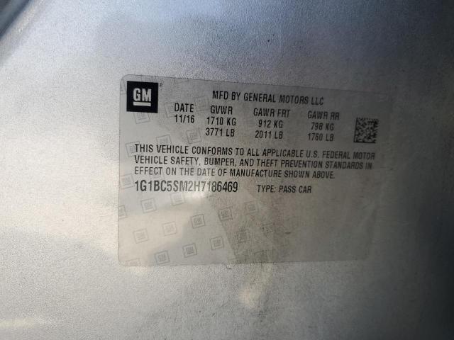 2017 CHEVROLET CRUZE LS - 1G1BC5SM2H7186469