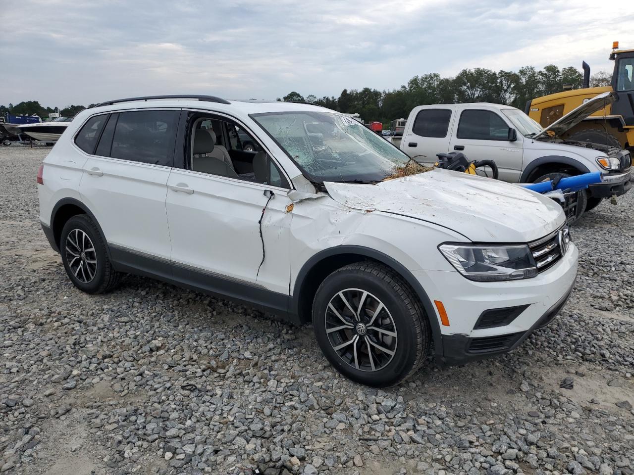 Lot #2955086818 2021 VOLKSWAGEN TIGUAN SE