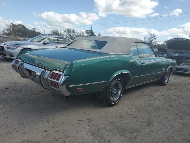 OLDSMOBILE CUTLASS 1972 green   3J67K2M135052 photo #4