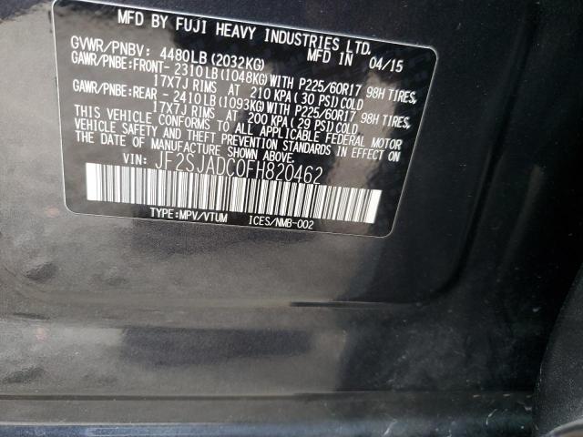 2015 SUBARU FORESTER 2 - JF2SJADC0FH820462