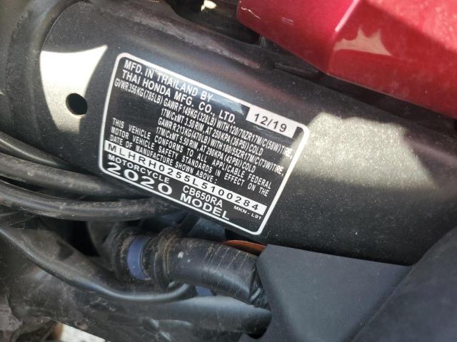 2020 HONDA CB650 RA MLHRH0255L5100284