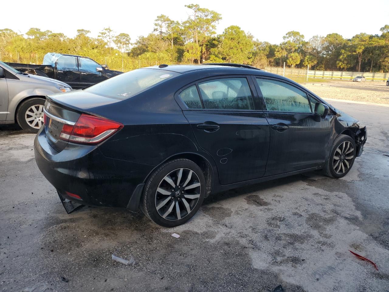 Lot #2981221825 2014 HONDA CIVIC EXL