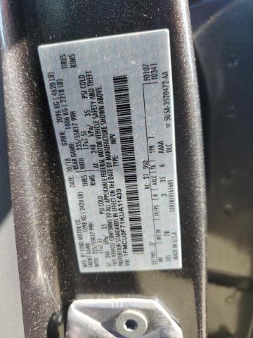 2019 FORD ESCAPE S - 1FMCU0F71KUA11439