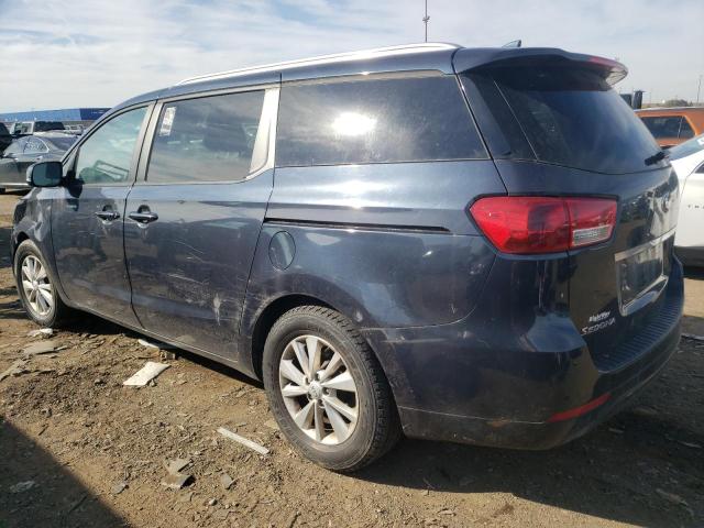 KIA SEDONA LX 2017 blue sports v gas KNDMB5C11H6254502 photo #3