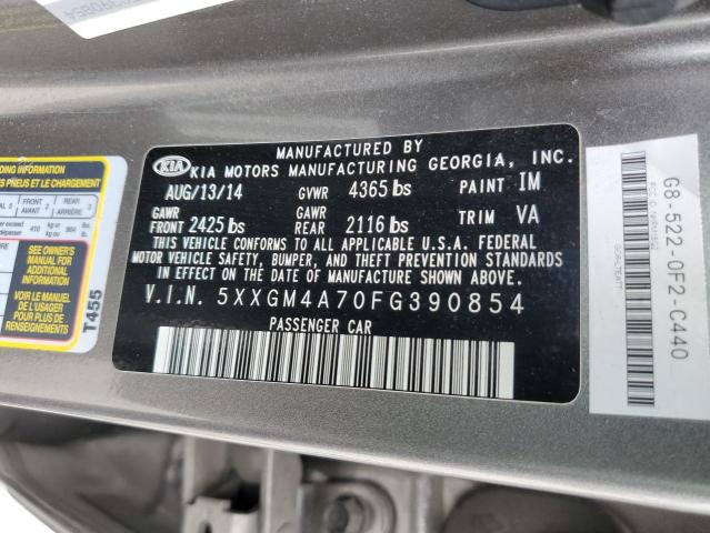2015 KIA OPTIMA LX - 5XXGM4A70FG390854