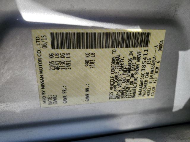 2016 NISSAN MAXIMA 3.5 - 1N4AA6AP5GC385411