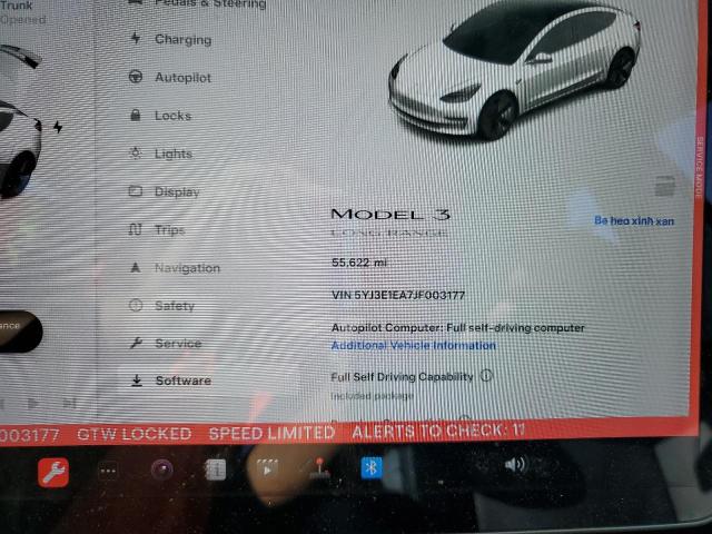 2018 TESLA MODEL 3 5YJ3E1EA7JF003177