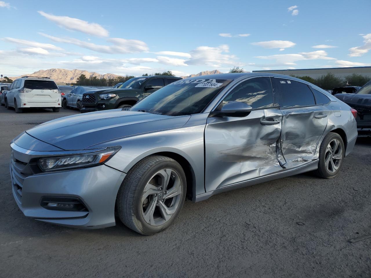 Lot #2962715094 2018 HONDA ACCORD EXL