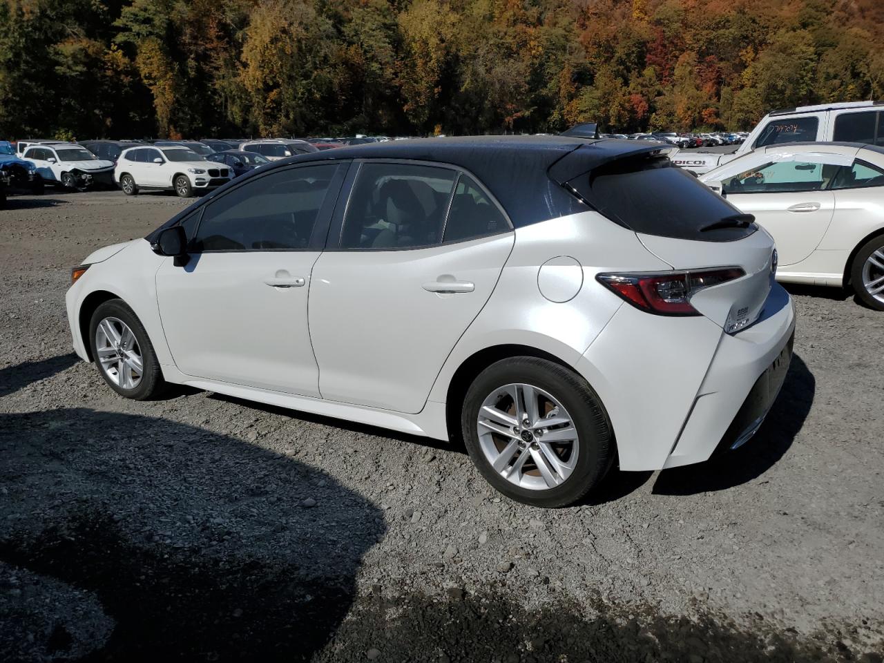 TOYOTA COROLLA SE 2022 white  gas JTNB4MBE9N3187897 photo #3