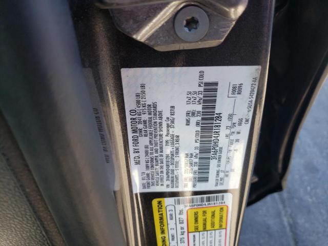 VIN 3FA6P0HD4JR181284 2018 Ford Fusion, SE no.12