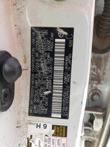 2018 TOYOTA PRIUS - JTDKARFU6J3061132