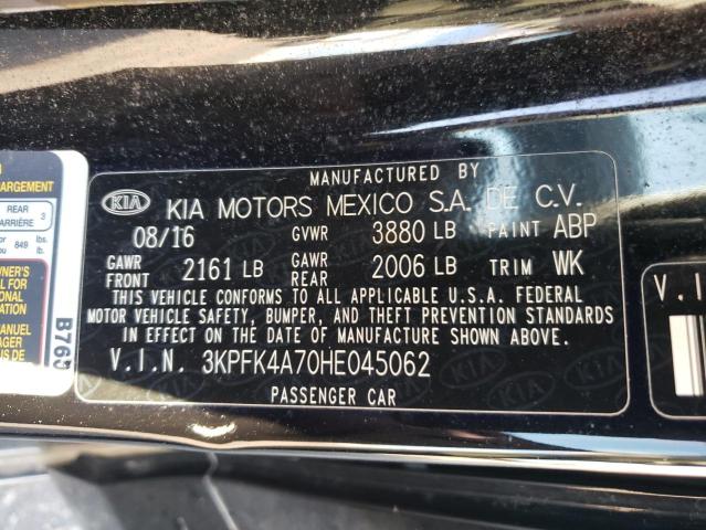 2017 KIA FORTE LX - 3KPFK4A70HE045062