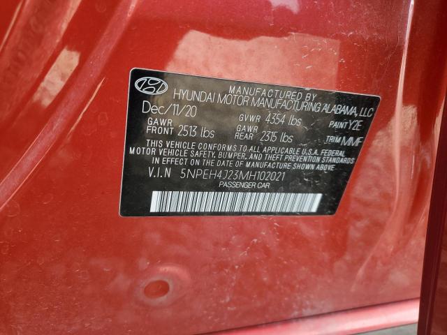 2021 HYUNDAI SONATA LIM - 5NPEH4J23MH102021