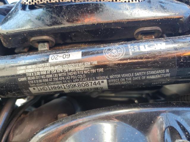 2009 HARLEY-DAVIDSON VRSCDX 1HD1HHH199K808744