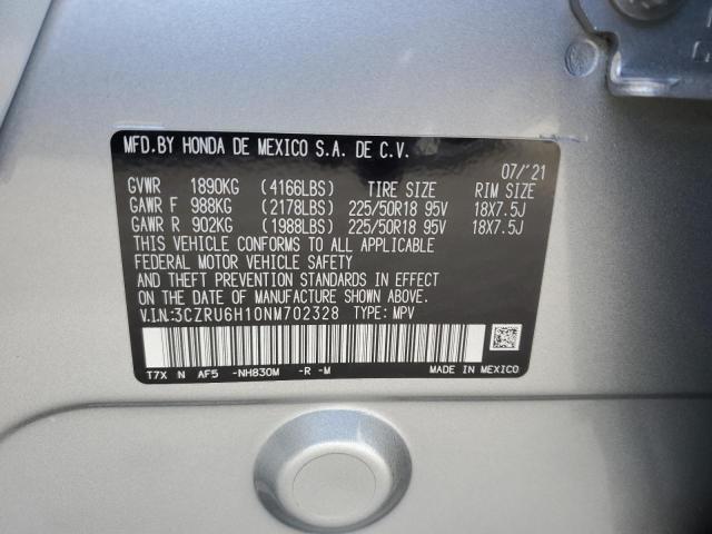2022 HONDA HR-V SPORT - 3CZRU6H10NM702328
