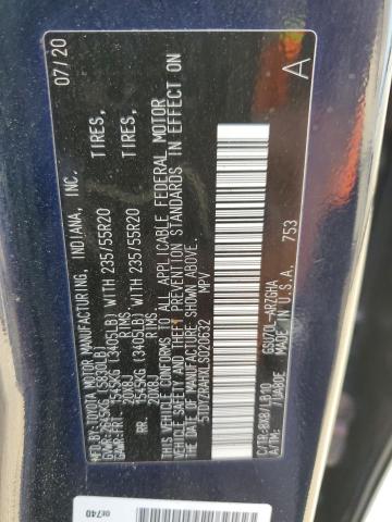 2020 TOYOTA HIGHLANDER - 5TDYZRAHXLS020632