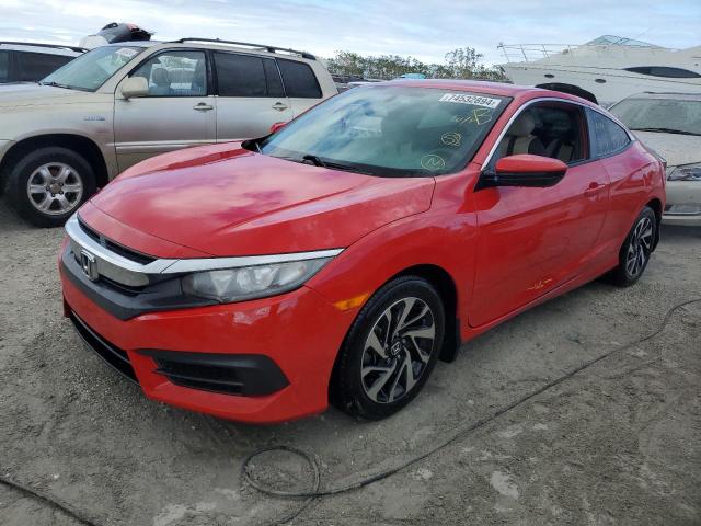 HONDA CIVIC LX 2017 red  gas 2HGFC4B52HH305347 photo #1