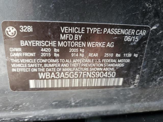 2015 BMW 328 I - WBA3A5G57FNS90450