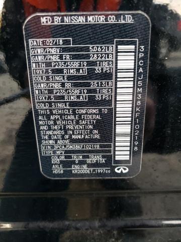 2019 INFINITI QX50 ESSEN - 3PCAJ5M38KF102198