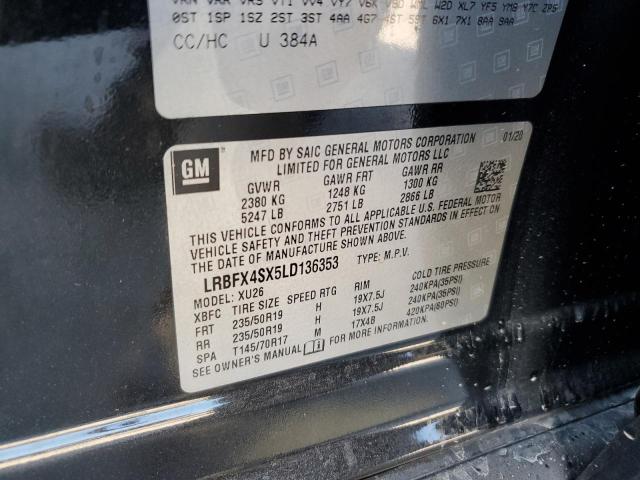 VIN LRBFX4SX5LD136353 2020 BUICK ENVISION no.13