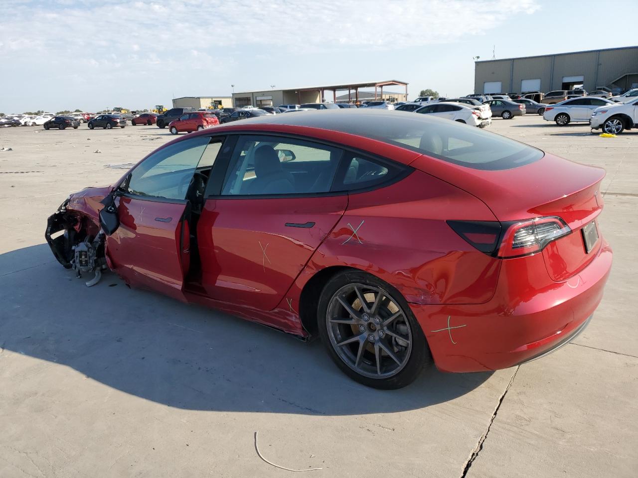 Lot #3024710566 2023 TESLA MODEL 3