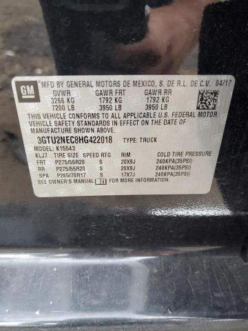 2017 GMC SIERRA K15 - 3GTU2NEC8HG422018