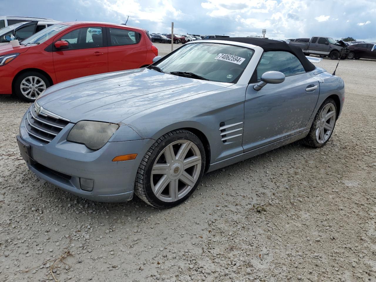 CHRYSLER CROSSFIRE 2005 silver  gas 1C3AN65L55X050987 photo #1