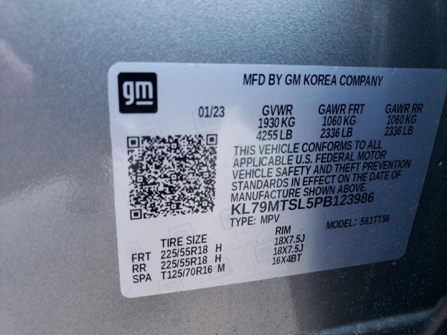 2023 CHEVROLET TRAILBLAZR - KL79MTSL5PB123986