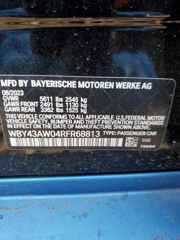 2024 BMW I4 EDRIVE - WBY43AW04RFR68813