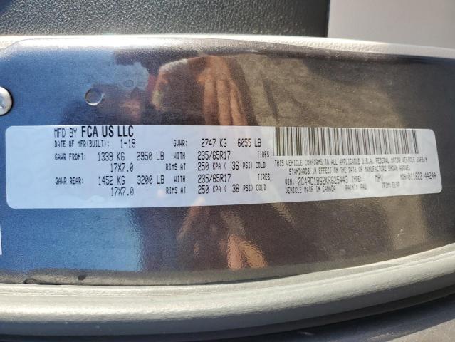 2019 CHRYSLER PACIFICA T - 2C4RC1BG2KR625443