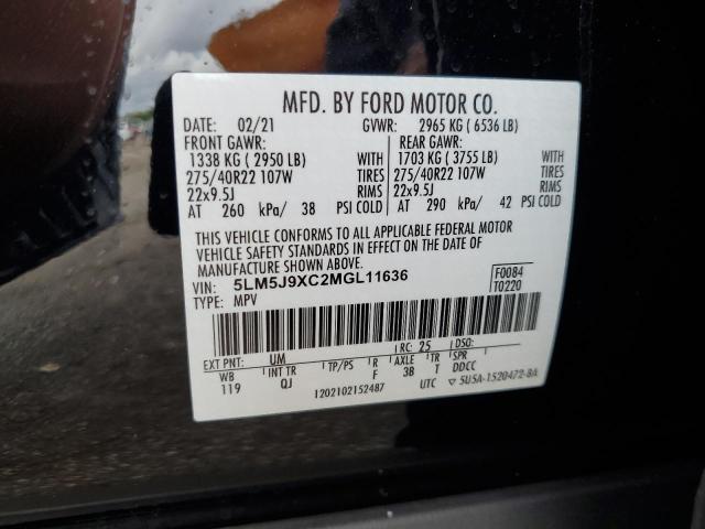 2021 LINCOLN AVIATOR BL 5LM5J9XC2MGL11636