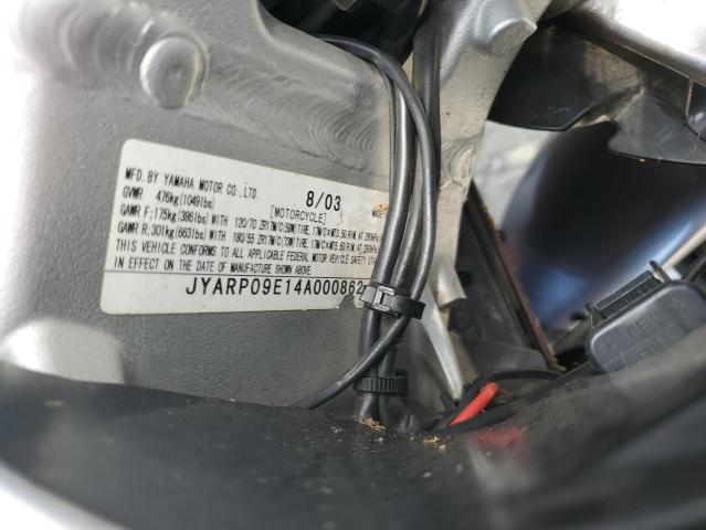 2004 YAMAHA FJR1300 A JYARP09E14A000862