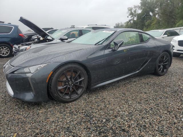 LEXUS LC 500 2018 black  gas JTHHP5AY7JA000684 photo #1